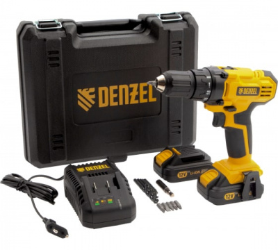 Дрель шуруповерт DENZEL CDL-IB-12-02 26111
Аккумуляторная дрель-шуруповерт DENZEL CDL-IB-12-02 26111 используется в строительстве и монтажных работах.
Благодаря двум съемным аккумуляторам инструмент работает в два раза дольше.
Рукоять имеет прорезиненную 