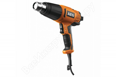 Фен, AEG, пистолет, 441035, HG600VK
Пистолет AEG HG600VK 441035 - это мощный инструмент с простым двухступенчатым управлением.
Он используется для отогревания замёрзших водопроводов, розжига углей, термической усадки изоляции кабеля, удаления старой краск