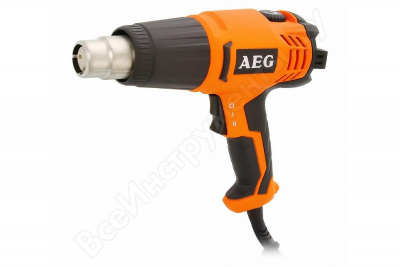 Фен, AEG, пистолет, 441025, HG600V
Пистолет AEG HG600V 441025 используется для отогревания замёрзших водопроводов, розжига углей, термической усадки изоляции кабеля, удаления старой краски.
Инструмент имеет высокую производительность благодаря мощному наг